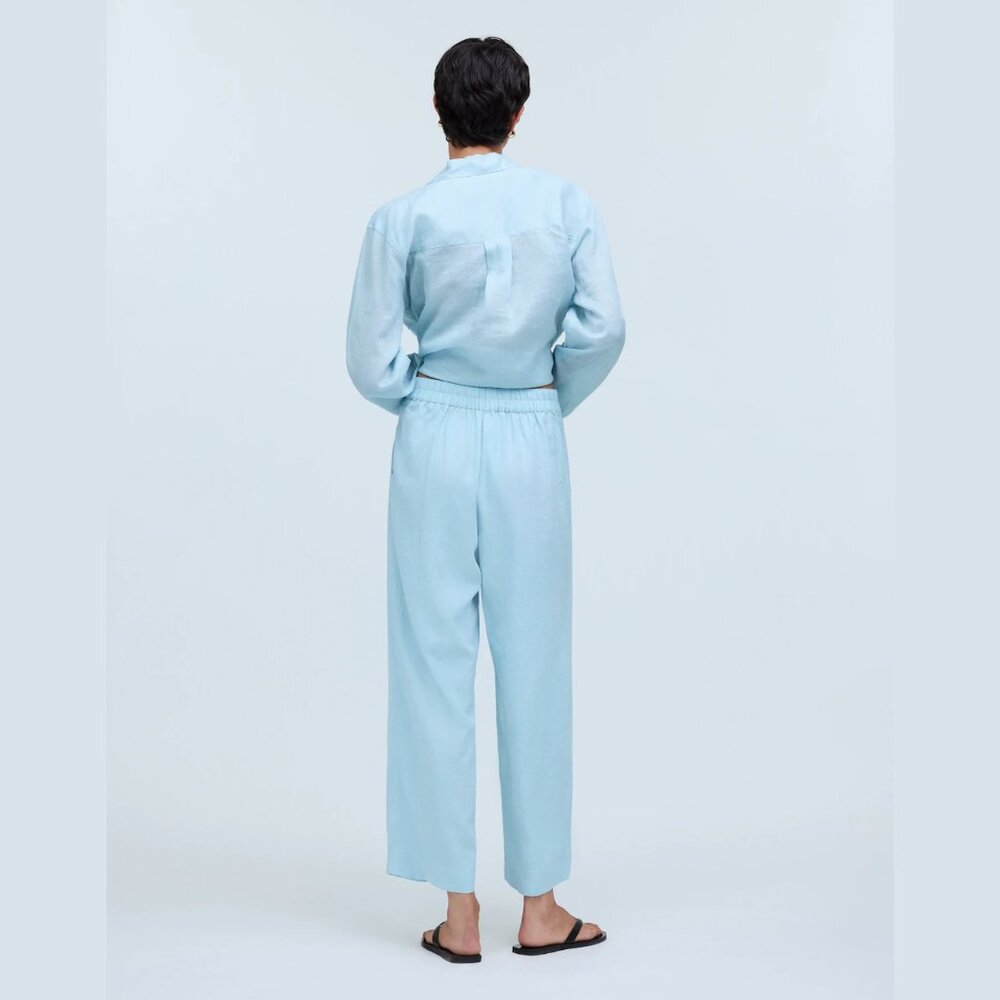 Madewell Pull-On Straight Crop Pant NWT - Picture 6 of 6
